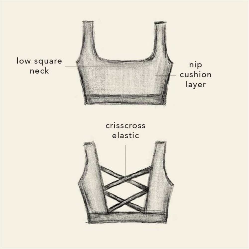Blogilates Women’s Criss Cross Sports Bra Cameo Blue Size XS NWT - Picture 5 of 10